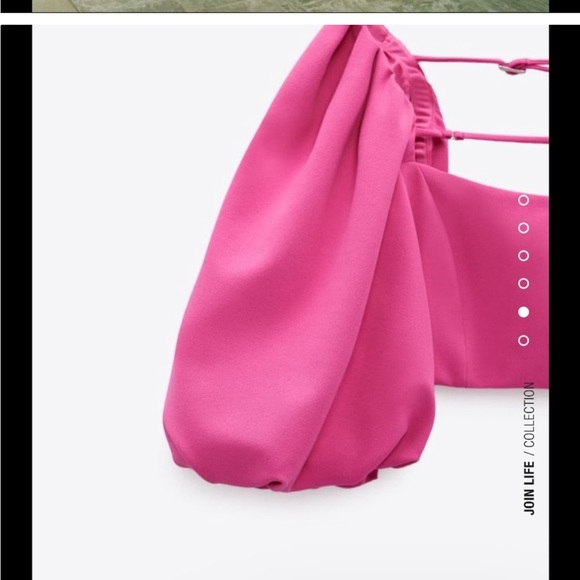 Zara fuchsia top - Picture 2 of 6